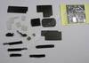 Dichtungsset rot Nokia 5800 XpressMusic red bestehend aus Einschaltknopf, Lautst�rketaste, Seitentaste, Speicherkarten Abdeckung, Sim Karten Abdeckung, USB Abdeckung, Kamera Ausl�ser, Antennen Kontakte, Ohrlautsprecher Dichtung, Kamera  plus  Blitz Dichtung und weitere Aufkleber und Dichtungen