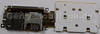 Tastaturmodul Nokia X3-02 original Tastaturlpatine mit Flexkabel incl. Speicherkartenleser, Simkartenleser