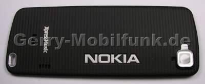 Akkufachdeckel schwarz Nokia 5220 Music original Batteriefachdeckel Abdeckung vom Akku, R�ckenschale