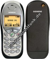 Geh�useschale Siemens C45 original Light Steel (Geh�useoberschale)