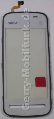 Touchpanel, Displayscheibe weiss Nokia 5228 original Bedienfl�che white