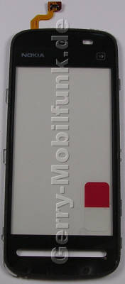 Touchpanel, Displayscheibe schwarz Nokia 5228 original Bedienfl�che black