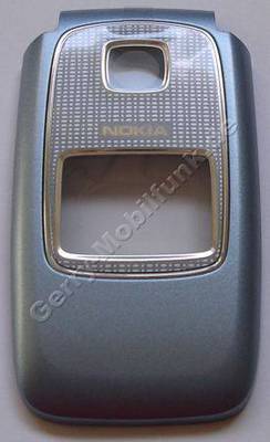 Oberschale kleines Display Nokia 6103 blau, original Oberschale mit Displayscheibe Au�en