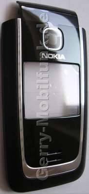 Oberschale Klappe au�en schwarz Nokia 6136 original Cover incl. kleine Displayscheibe