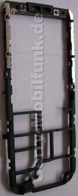 Geh�userahmen schwarz Nokia 6151 original C-Cover mit Mikrofon, Innenrahmen
