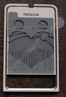 Oberschale weiss Display Nokia 3250 original A-Cover mit Displayscheibe