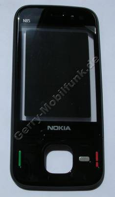 Oberschale Nokia N85 schwarz, original Cover black incl. H�hrertasten