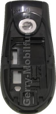 Gehäuserahmen Nokia 3650 schwarz ohne Label (Gehäuseträger)