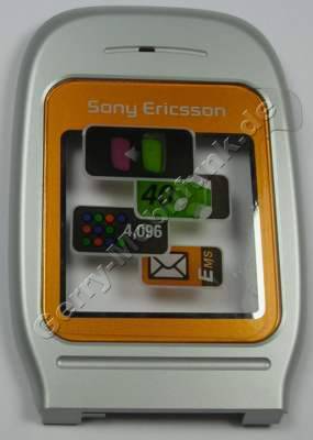 Unterer Geh�userahmen gro�es Display SonyEricsson Z200 Blue Velvet