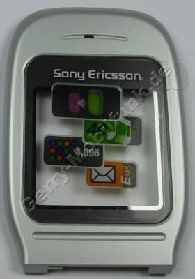 Unterer Geh�userahmen gro�es Display SonyEricsson Z200 Frosty White