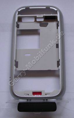 Unterschale original Nokia 6111 silber, B-Cover Gehäuseträger, Akkuaufnahme