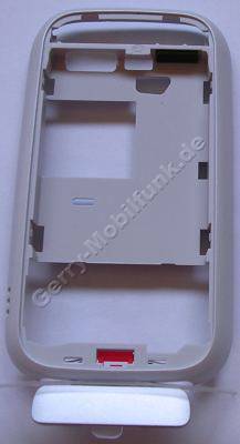 Unterschale original Nokia 6111 weiss, B-Cover Geh�usetr�ger, Akkuaufnahme