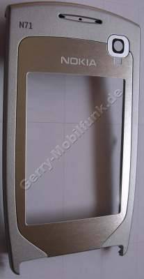 Unterschale Klappe Nokia N71 original Unterschale der Klappe mit gro�er Displayscheibe