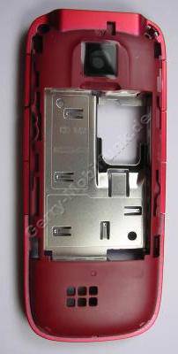 Unterschale rot Nokia 5130 Xpress Music original D-Cover red Rehäuserahmen, Gehäuseträger