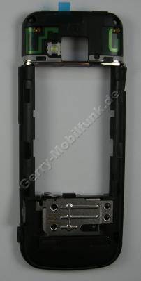 Unterschale schwarz Nokia 6730 Classic original Backcover, Gehäuserahmen, Mittelcover black