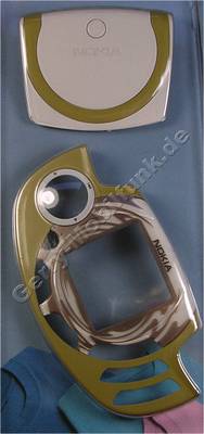 CC-57D Original Nokia Komplettcover gelb/gr�n Nokia 3300 (Oberschale, Cover)