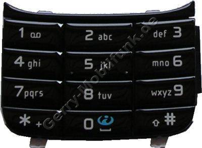 Tastenmatte original Nokia 6111 schwarz, gro�e T9 Tastatur