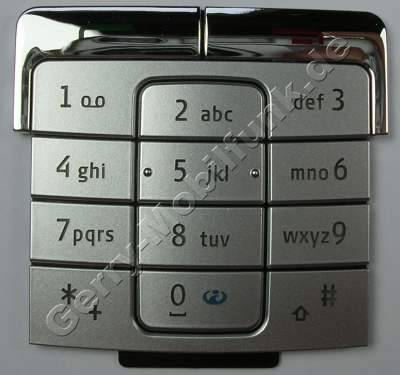 Tastenmatte f�r Nokia 6260 silber Original Nokia