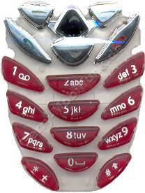 Tastenmatte f�r Nokia 8310 rot allred