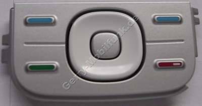 Men� Tastenmatte Original silber Nokia 5200 Tastatur Navigation