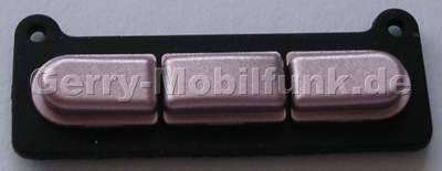 Kleine Tastenmatte pink Nokia 7390 original Tastatur Au�en, 3er Tastenmatte
