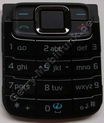 Tastenmatte schwarz Nokia 3110 Classic original Telefon Tastatur