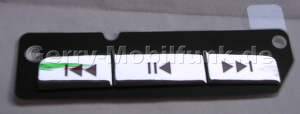 Kleine Tastenmatte rot Nokia N76 original Men�tastenmatte