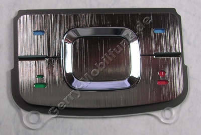 Slide-Tastenmatte silber Original Nokia 6500 Slide Tastatur der Menütasten