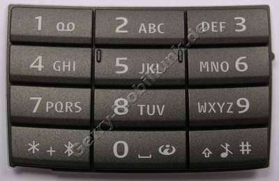Tastenmatte Telefon grau Nokia E66 original gro�e Tastatur