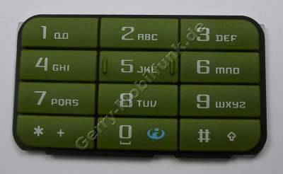 Tastenmatte Telefon Nokia 3250 gr�n original