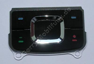 Slide-Tastenmatte schwarz Original Nokia 6500 Slide Tastatur der Men�tasten black