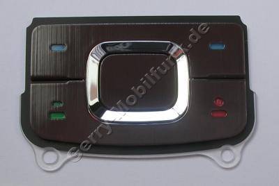 Slide-Tastenmatte braun Original Nokia 6500 Slide Tastatur der Men�tasten latin brwon
