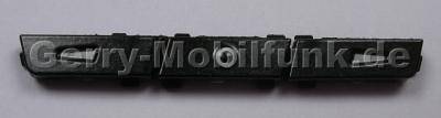 Seitliche Tastenmatte schwarz Nokia E66 original Seitentasten black steel, Lautst�rketaste