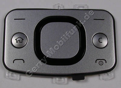 Navi Tastenmatte silber Nokia 6700 Slide original Menütastatur silver