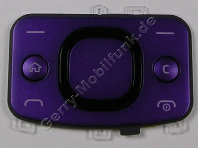 Navi Tastenmatte purple Nokia 6700 Slide original Men�tastatur lila