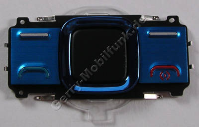 Navigationstastenmatte blau Nokia 7100 Supernova original Tastenmatte Men�tasten, Navi Tastatur fresh blue