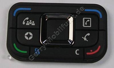 Kleine Tastenmatte schwarz Men�tasten Nokia E65 original Telefontastatur, Men�tastatur black