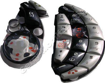 Tastenmatte Nokia N-Gage QD schwarz Rechts und Links