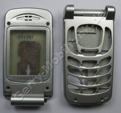 Komplettes Gehäuse Samsung X430 silber ohne Anbauteile und Mechanik