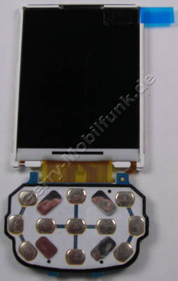 Displaymodul Samsung GT S3030 LCD Farbdisplay mit Tastaturmodul Menütasten, Flex