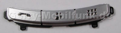 Men�tastenmatte silber Samsung GT I8320 original Navi Tastatur silver (Vodafone 360 H1)