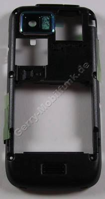 Unterschale Samsung GT-S8000 Jet Backcover, Cover hinten, Mittelgeh�use mit Seitentasten, Kamerascheibe, Kameralinse