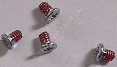 4 Schrauben SonyEricsson S700i M1 7x2,5mm Schrauben zur Befestigung des Gelenks am Tastaturgehäuse