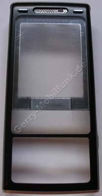 Oberschale schwarz SonyEricsson K800i original Cover, Vorderschale mit Displayscheibe, incl. der Tasten über dem Display