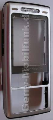Oberschale silber SonyEricsson K800i original Cover, Vorderschale mit Displayscheibe, incl. der Tasten über dem Display