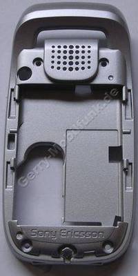 Unterschale Tastatur SonyEricsson Z520i silber Geh�use in das der akku eingesetzt wird