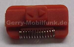 Lautst�rketaste orange SonyEricsson W880i original Tastenmatte Laut / Leise
