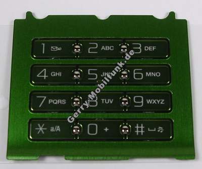 Tastenmatte gr�n SonyEricsson S500i original Tastatur f�r das schwarze Ger�t