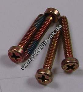 4 Stück Schrauben 1,6 x 10mm SonyEricsson P990i original Schraubenset, Schrauben der Unterschale unten (kurz)