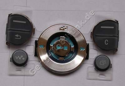 Navigationstasten grau SonyEricsson W580i original Tastenmatte Navigation, Menütasten